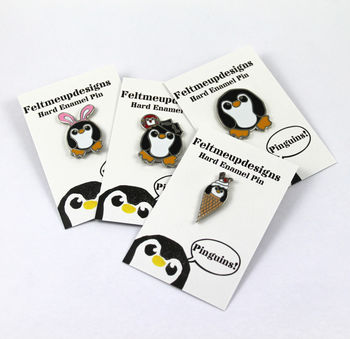 Pirate Penguin Enamel Pin Badge Captain Jack Penguin, 10 of 10