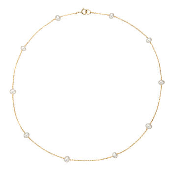 Rose, Silver Or Gold Ten Pearl Choker, 2 of 6