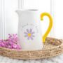 Fresh As A Daisy Ceramic Flower Jug, thumbnail 1 of 5
