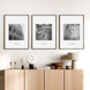 Set Of Three Personalised Black And White Square Photos Prints, thumbnail 1 of 10