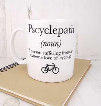 Personalised Cycling Pscyclepath Mug, 3 of 5