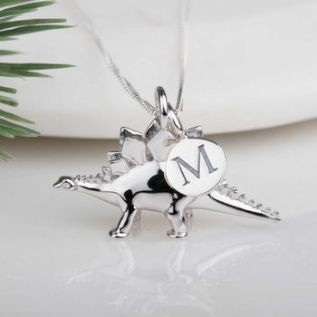 Personalised Stegosaurus Necklace, 3 of 12