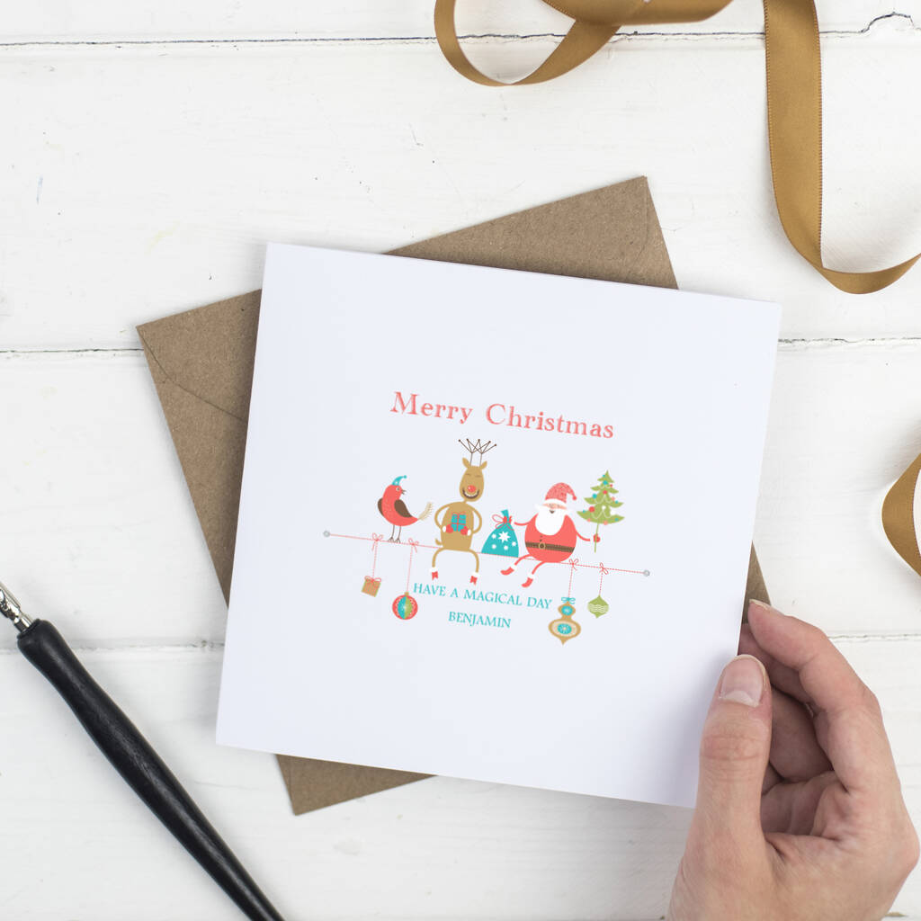festive friends christmas card by gorgeous creations ...