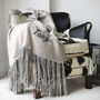 Personalised Long Tassel Luxury Blanket, thumbnail 2 of 5