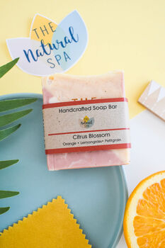 Citrus Blossom All Natural Soap Bar Palm Free, 5 of 6