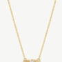 Gold Reversible Evil Eye Necklace, thumbnail 3 of 6