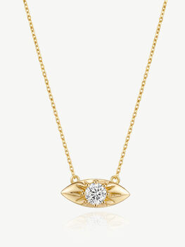 Gold Reversible Evil Eye Necklace, 3 of 6