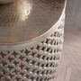 Moroccan Round Gold Side Table, thumbnail 2 of 2