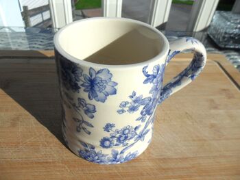 Tankard Mug In Blue Peony Imari Design, 2 of 6
