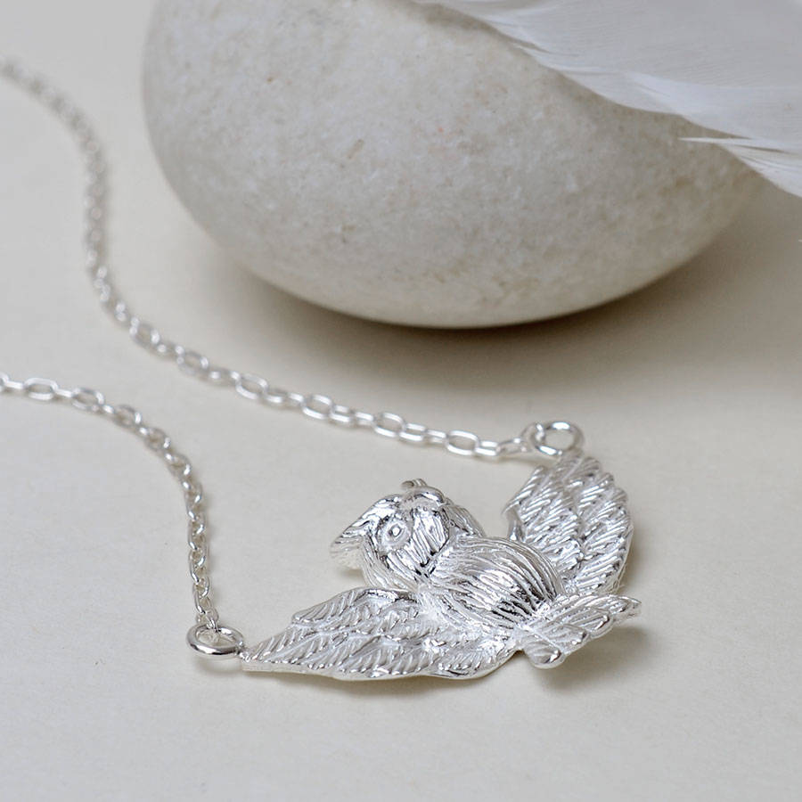 Sterling Silver Owl Necklace By Martha Jackson Sterling Silver ...