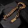 Mens Personalised 11 Mm Curb Link Bracelet, thumbnail 6 of 10