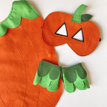 Halloween Pumpkin Costume For Kids And Adults, 4 of 11