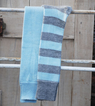 Long Striped Alpaca Bed Socks, 3 of 6