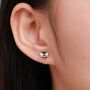 Sterling Silver Enamel Bumble Bee Stud Earrings, thumbnail 5 of 8