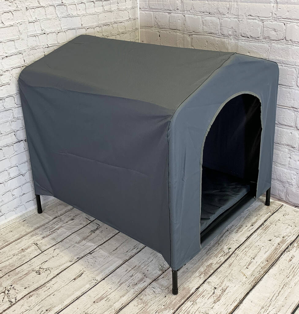 Large Dog Elevated Portable Dog Kennel By Garden Selections