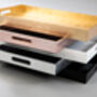 Handcrafted Lacquered Rectangular Serving Trays, thumbnail 1 of 12