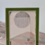 Isaac Jacobs Green And Silver Tone Border Photo Frame, thumbnail 2 of 3