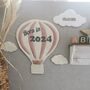 Born In 2024, Hot Air Balloon Nursery Decor, thumbnail 9 of 12