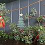 Highland Cow Coo And Christmas Tree Garland, thumbnail 3 of 4