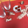 Personalised Five Name Wine Glass Charms, thumbnail 5 of 7