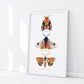 Moth Trio Art Print, 3 of 5