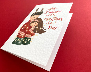 Christmas Card For Boyfriend Girlfriend Husband Wife, 6 of 8