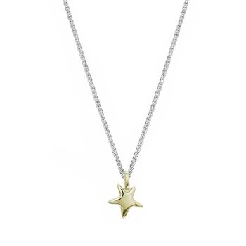 Tiny Star Silver, Gold Or Rose Gold Pendant, 6 of 8
