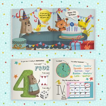 Wow You're Four! A Birthday Book You Can Send As A Card, 11 of 12