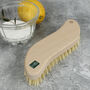 Sustainable Wood Scrubbing Brush With Plant Bristles, thumbnail 4 of 7