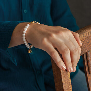 Personalised Pearl Bead Hidden Photo Bracelet, 5 of 8