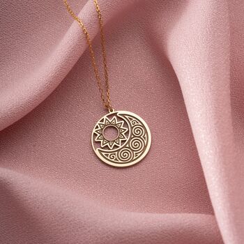 'You Are My Sun And Moon' Necklace, 6 of 10