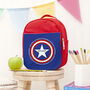 Personalised Superhero Red Lunch Bag, thumbnail 3 of 11