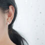 Sterling Silver Leaf Branch Hook Earrings, thumbnail 2 of 5