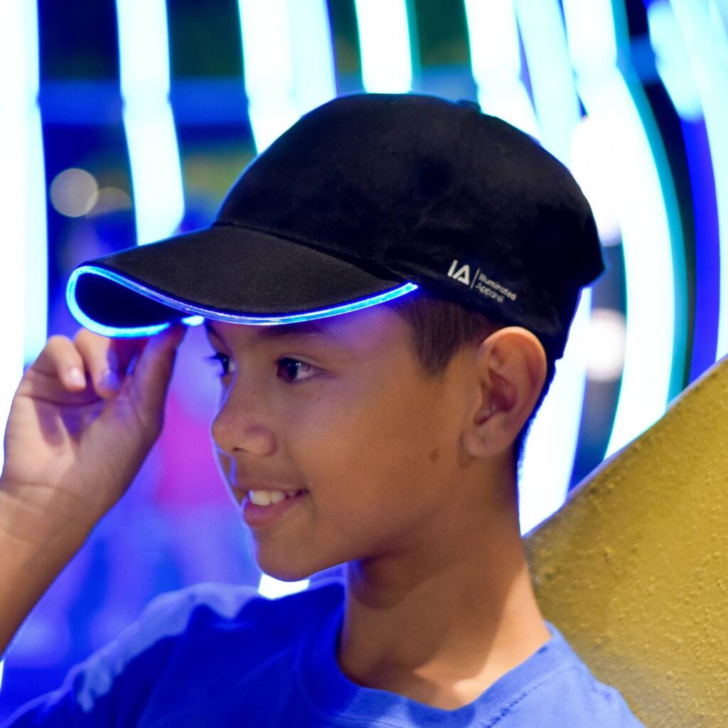 Blue Light Up Baseball Cap | Fun For Kids, 1 of 8