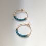 Petite Delica Hoops In Various Colours, thumbnail 10 of 12