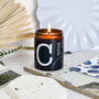 Sea Pine, Mint And Eucalyptus Initial Candle, thumbnail 3 of 7