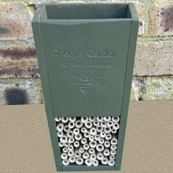 Bee Hotel Planter, Can Be Personalised. Free Delivery, 5 of 5