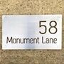 Stainless Steel House Name Sign, thumbnail 3 of 12