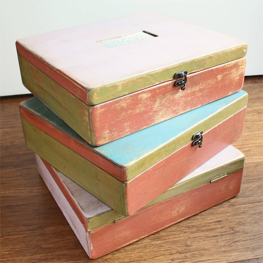 personalised baby memory box by warner's end