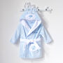 Personalised Blue Teddy Dressing Gown, thumbnail 2 of 5
