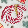 Make Your Own Candy Cane Sparkle Dog Lead Craft Kit, thumbnail 3 of 6