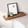 60 Cm Brown Floating Wall Mounted Shelf, thumbnail 1 of 7