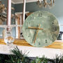 Green Ceramic Wall Clock, thumbnail 1 of 6