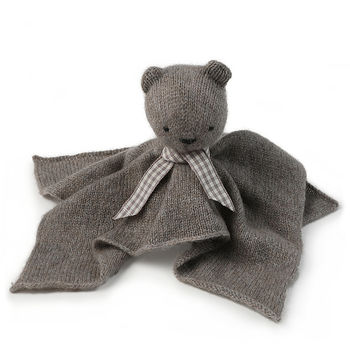Personalised Cashmere Bear Baby Comforter, 5 of 7