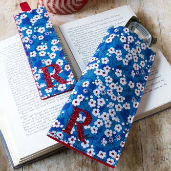 Blue Floral Liberty Fabric Glasses Case Gift For Granny, 3 of 4