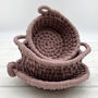 Macrame Kit, Baskets Mauve, thumbnail 7 of 8