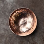 22nd Anniversary Small Hammered Copper Ring Bowl, thumbnail 4 of 10