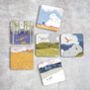 Set Of Six Countryside Melamine And Cork Coasters, thumbnail 2 of 3