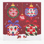 Strawberry And Cherries Bamboo Socks Christmas Gift Set Four Pack, thumbnail 1 of 3
