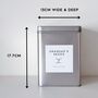 Personalised Garden Seed Storage Tin, thumbnail 2 of 12
